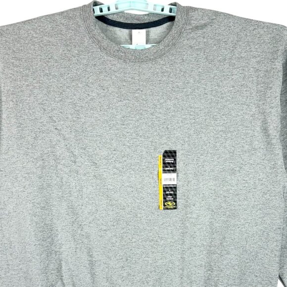 Athletic Works Men's Fleece Gray Crew Sweatshirt L (42-44) Moisture Wicking NWT - Picture 3 of 11